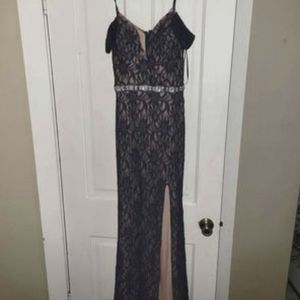 Navy blue formal dress